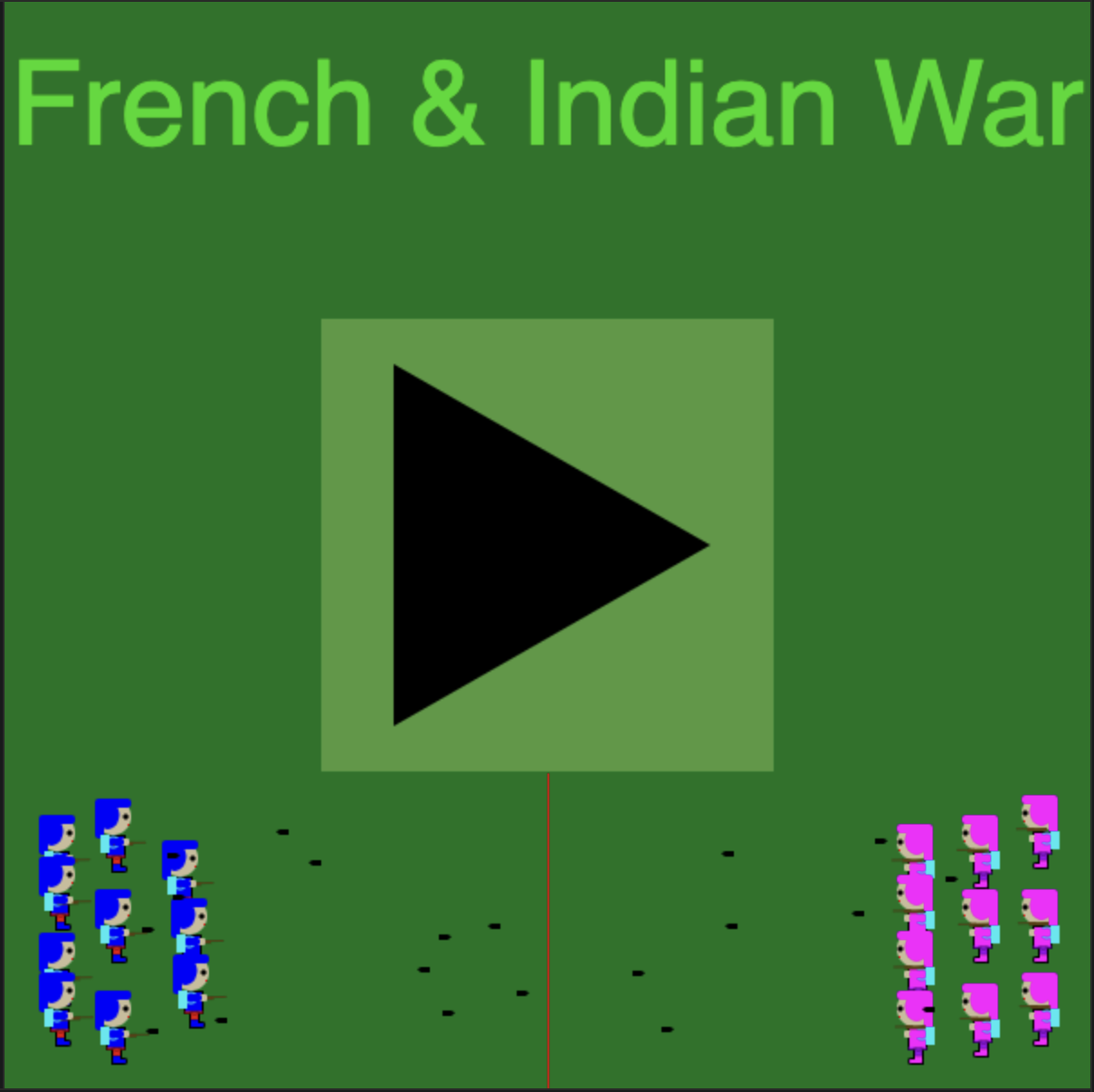 picture from my game about the French and Indian War